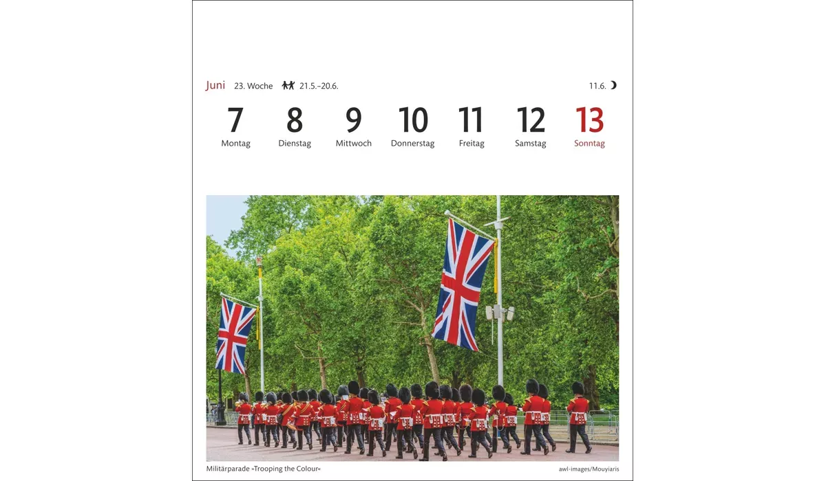 advertising calendar: London longing 2027