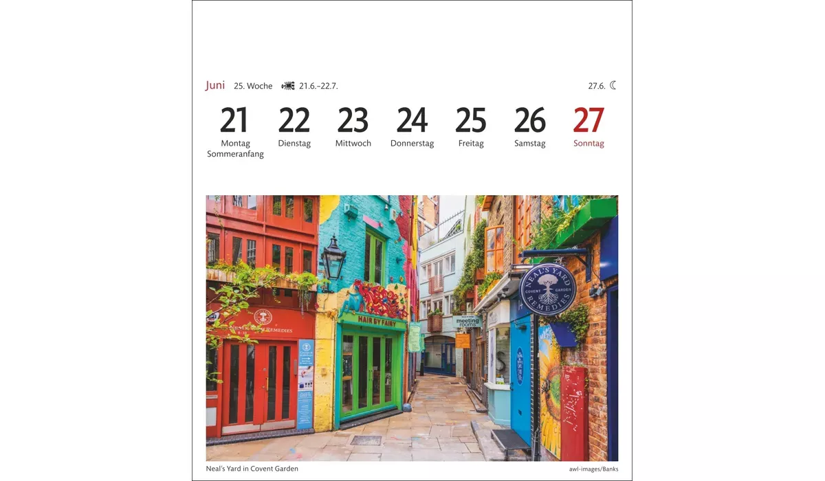advertising calendar: London longing 2027