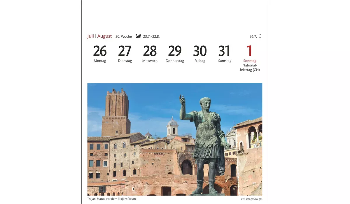 advertising calendar: Bavaria Postcard Calendar 2027