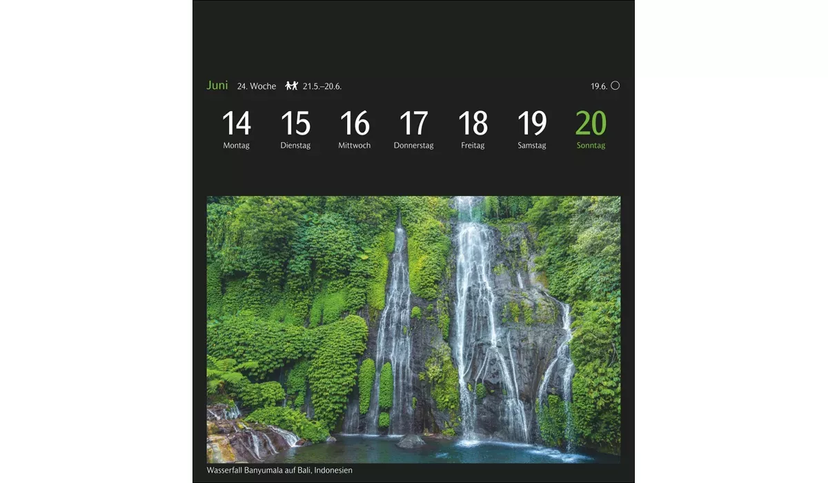 advertising calendar: GEO magic nature postcard calendar 2027