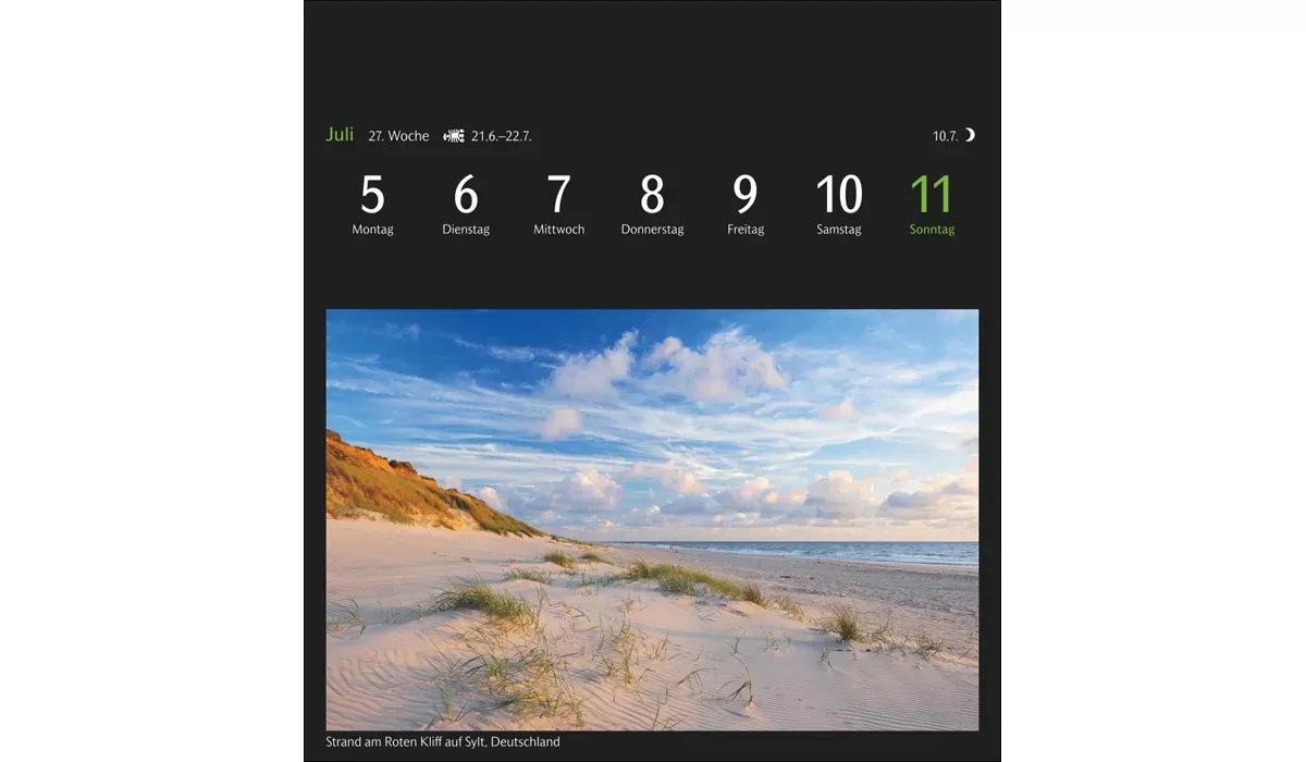 advertising calendar: GEO magic nature postcard calendar 2027