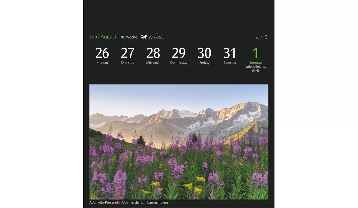 advertising calendar: GEO magic nature postcard calendar 2027