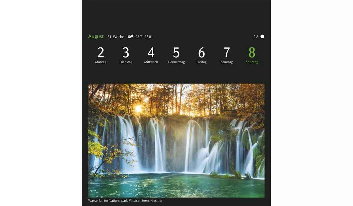 advertising calendar: GEO magic nature postcard calendar 2027