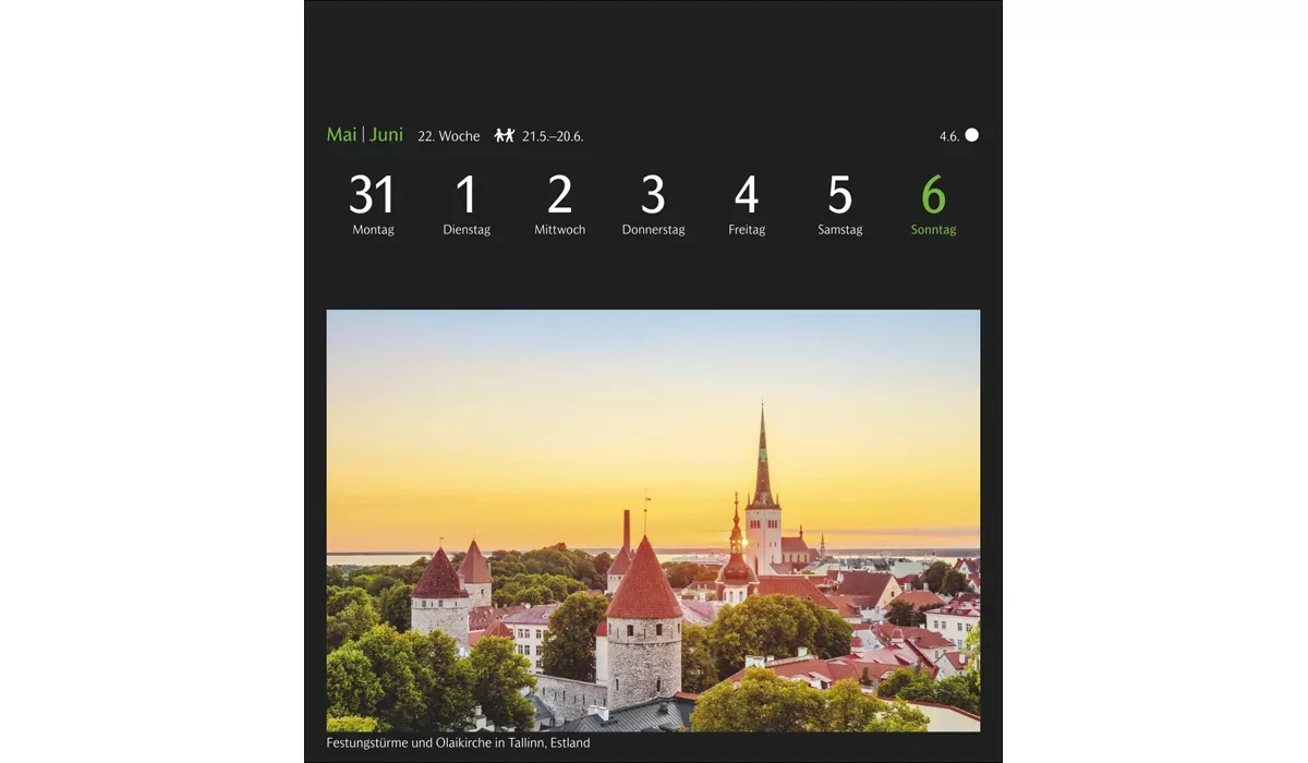 advertising calendar: GEO distant horizons postcard calendar 2027