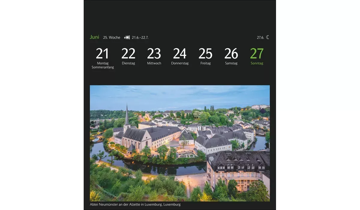 advertising calendar: GEO distant horizons postcard calendar 2027
