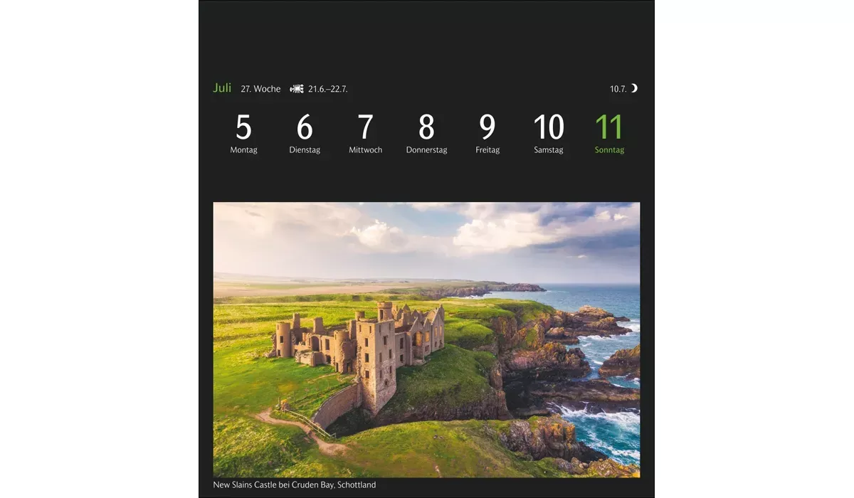 advertising calendar: GEO distant horizons postcard calendar 2027