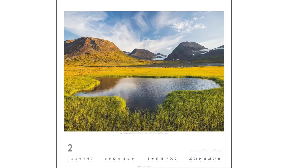 Weingarten Schweden Kalender 2027