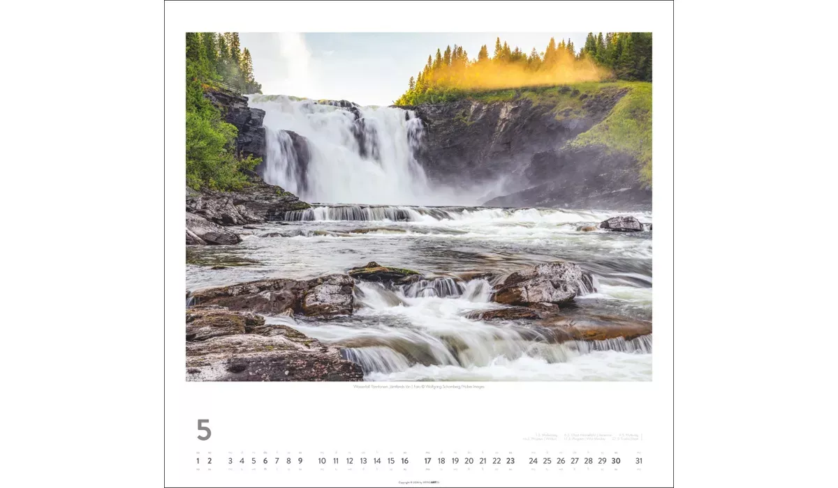 Weingarten Schweden Kalender 2027