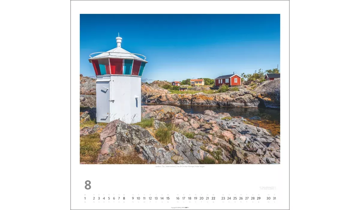 Weingarten Schweden Kalender 2027
