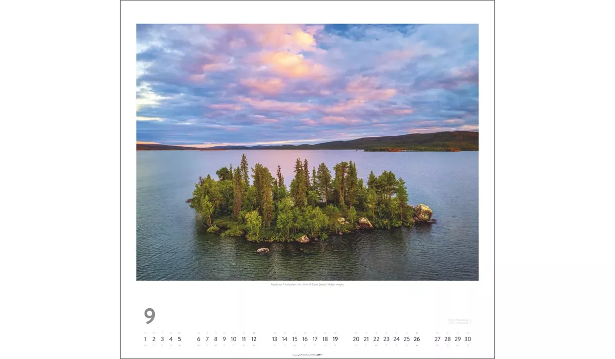 Weingarten Schweden Kalender 2027