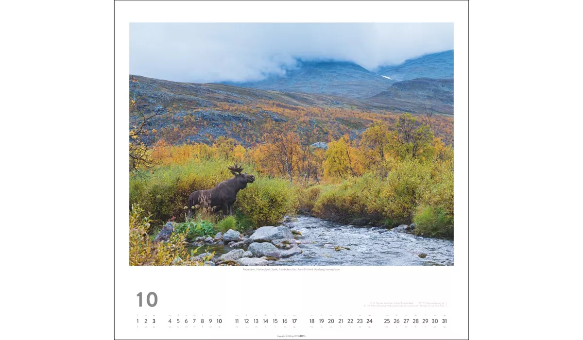 Weingarten Schweden Kalender 2027
