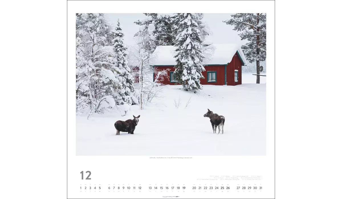 Weingarten Schweden Kalender 2027