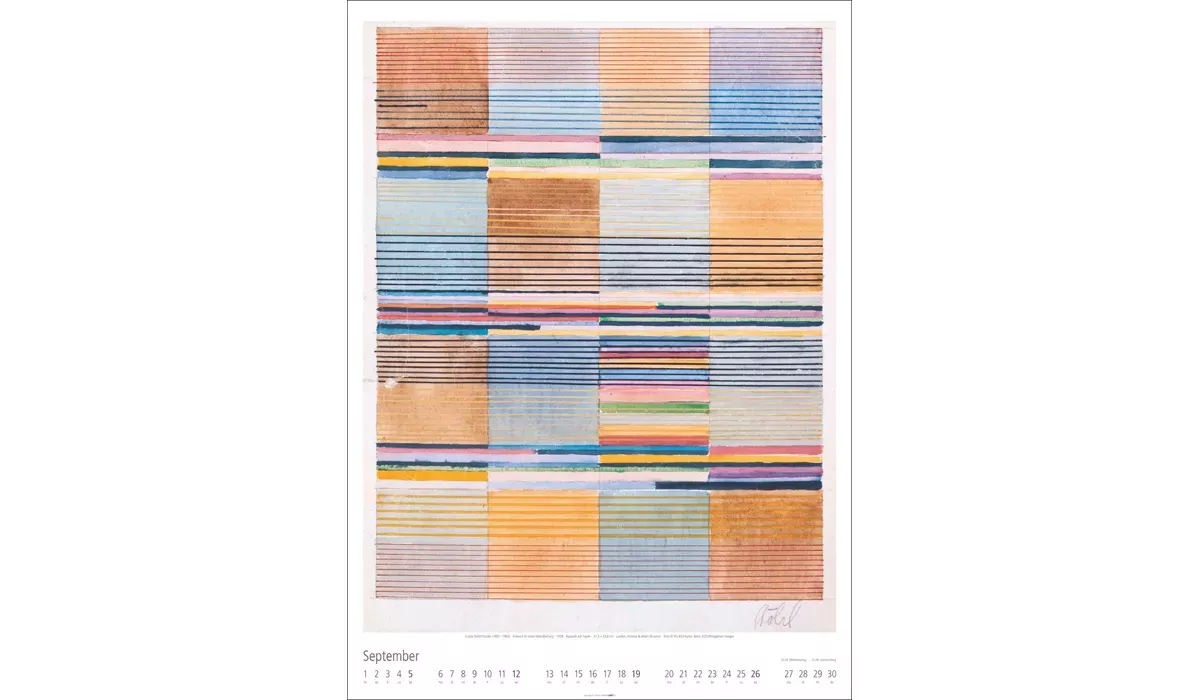 advertising calendar: Bauhaus 2027