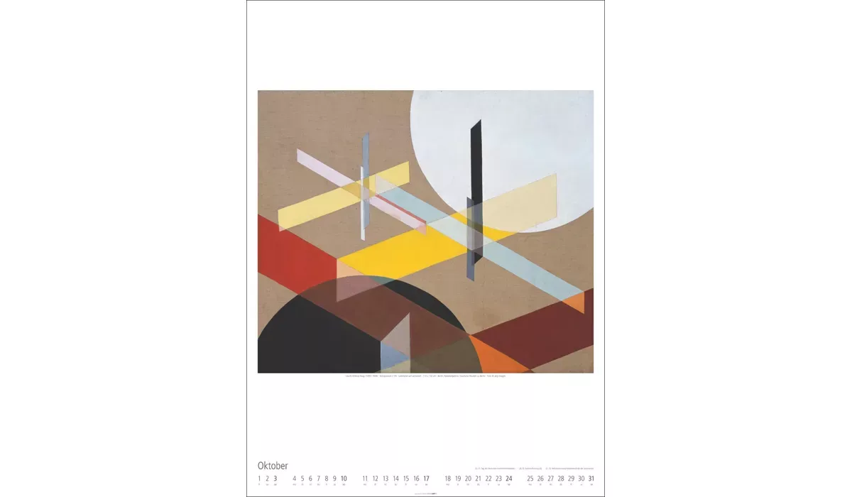 advertising calendar: Bauhaus 2027