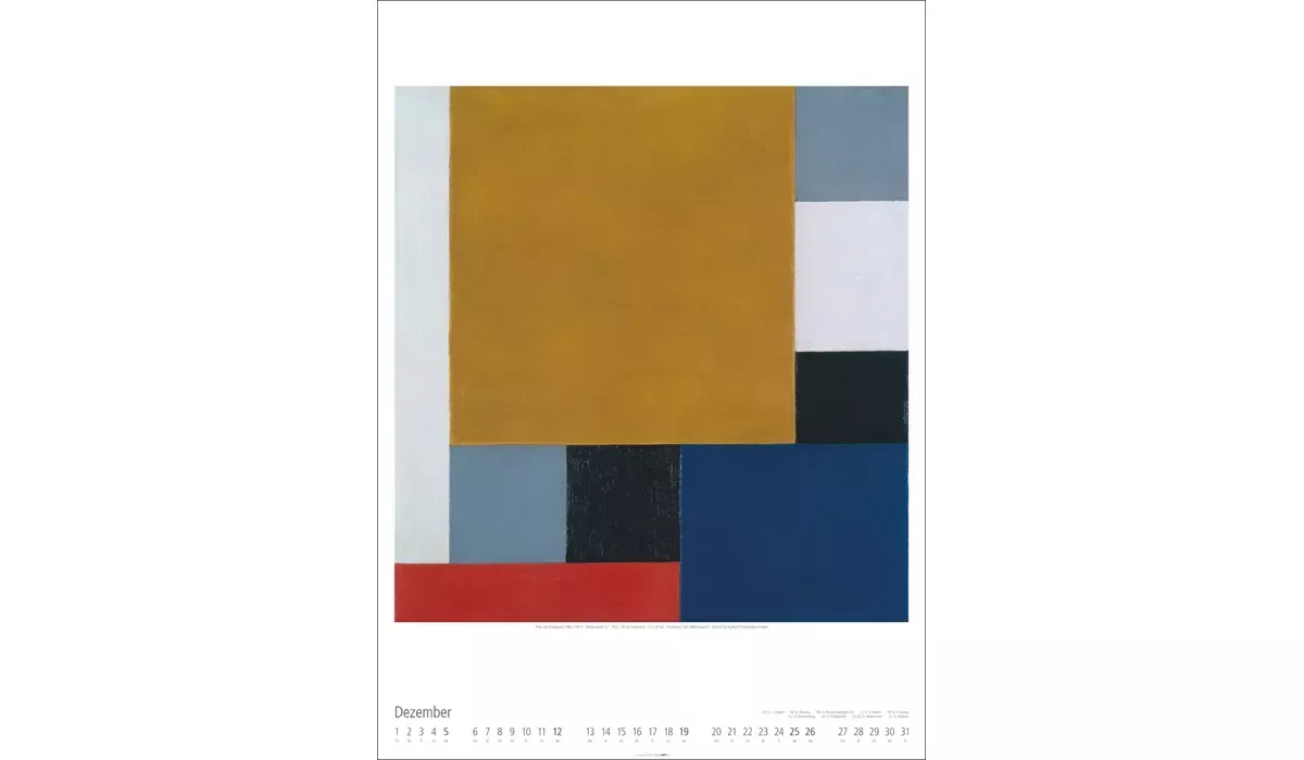 advertising calendar: Bauhaus 2027