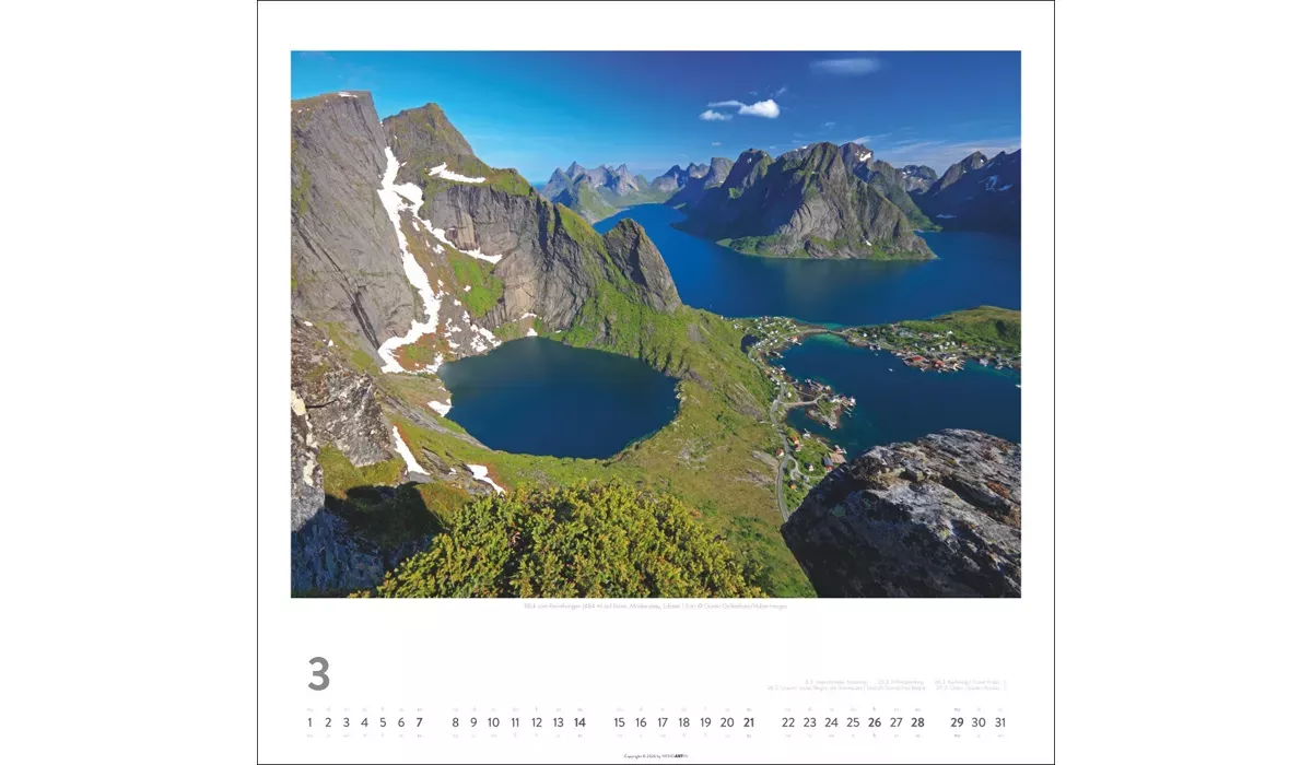 Weingarten Norwegen Kalender 2027