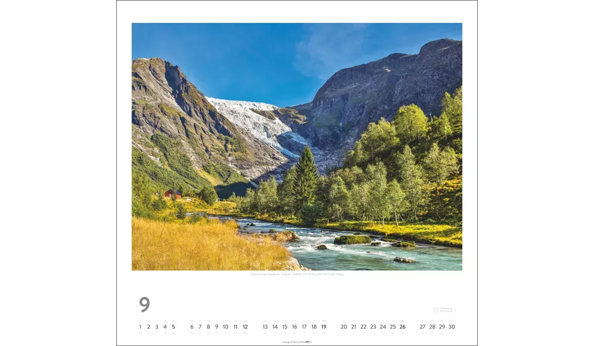 Weingarten Norwegen Kalender 2027