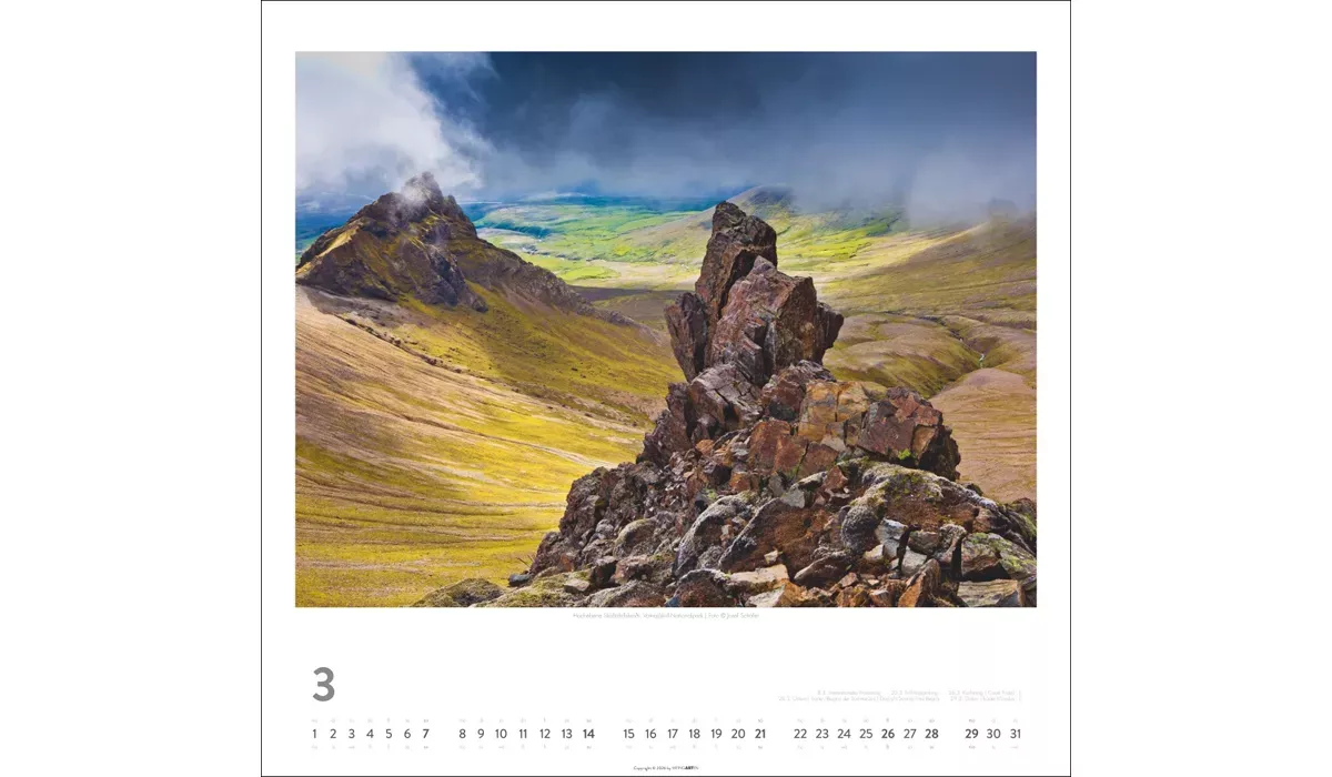 Weingarten Island Kalender 2027