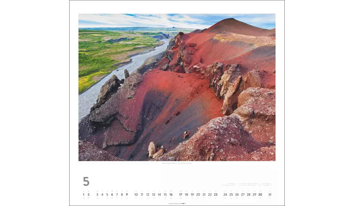Weingarten Island Kalender 2027