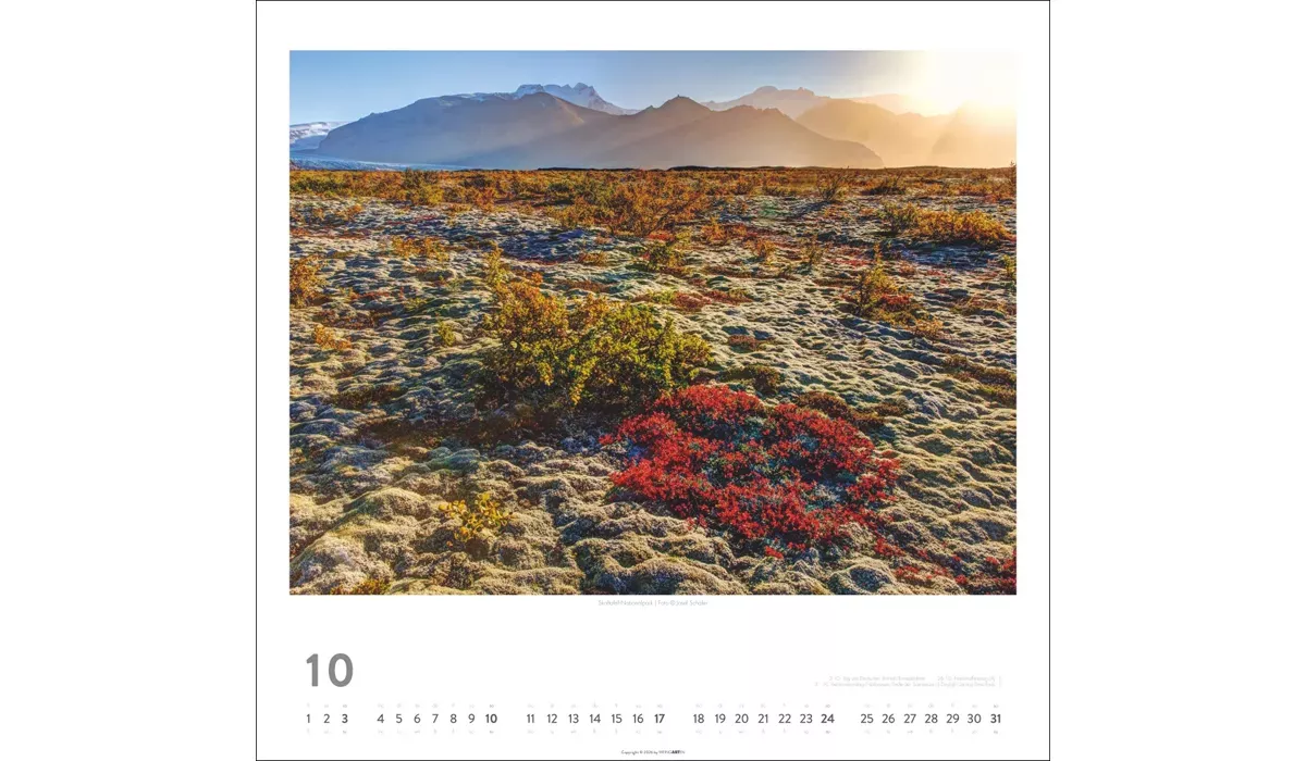 Weingarten Island Kalender 2027