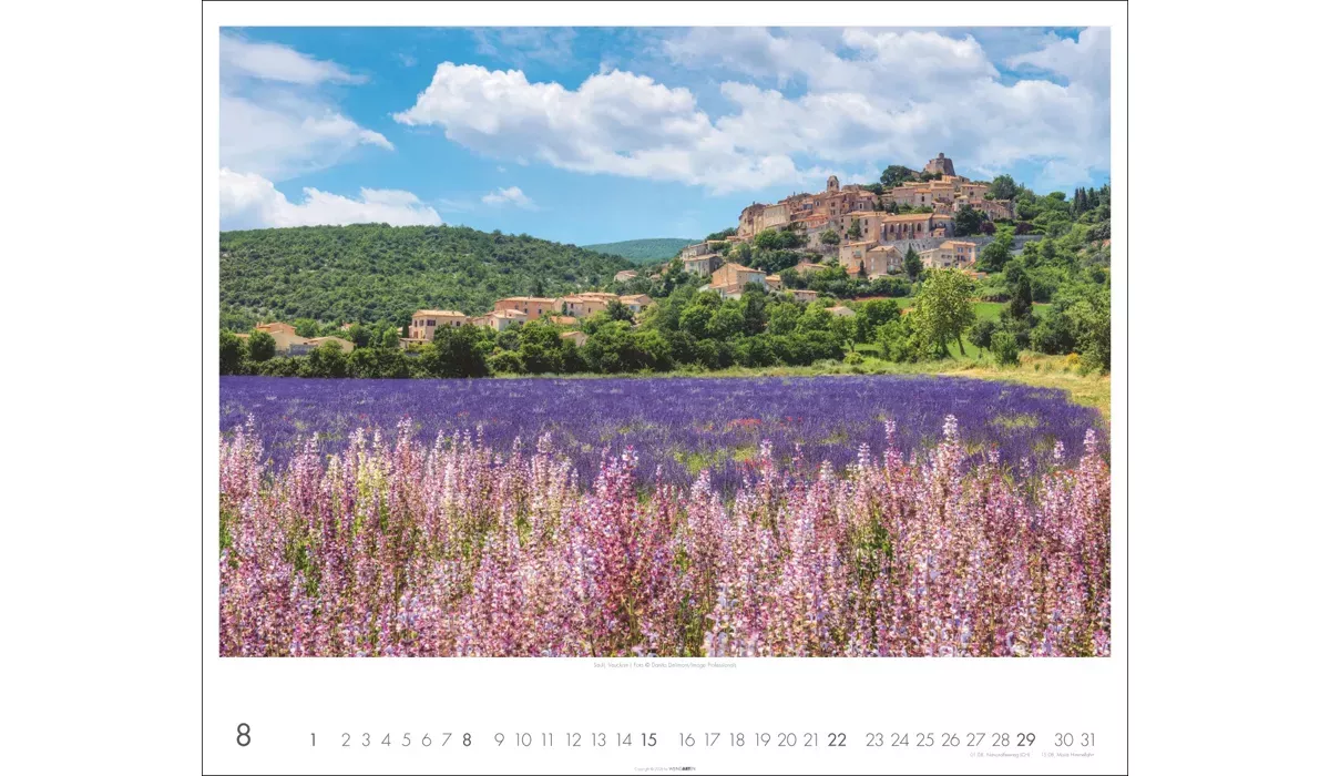 advertising calendar: Provence 2027