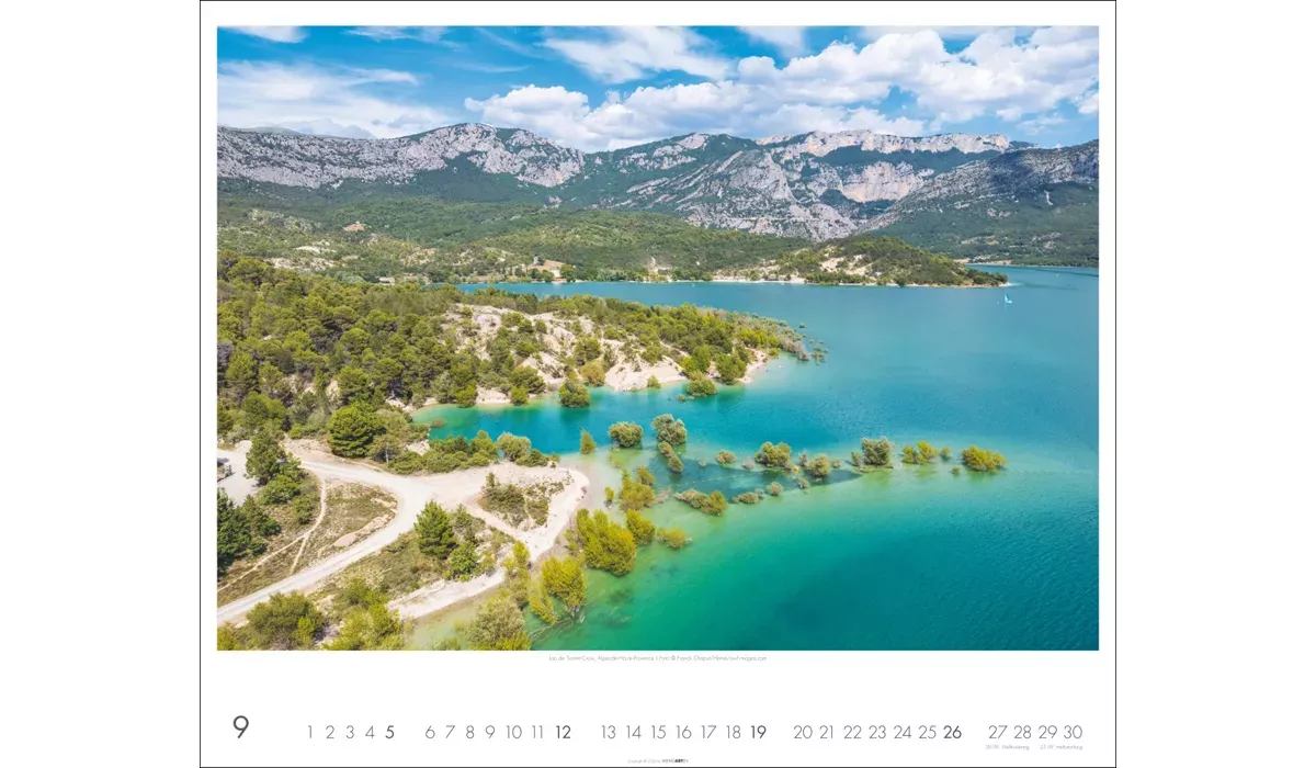 advertising calendar: Provence 2027