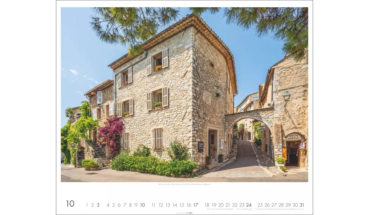 advertising calendar: Provence 2027