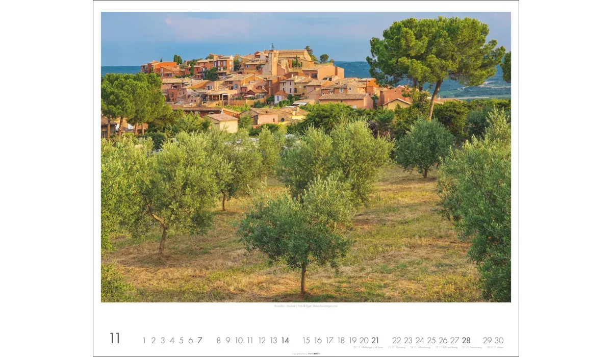 advertising calendar: Provence 2027