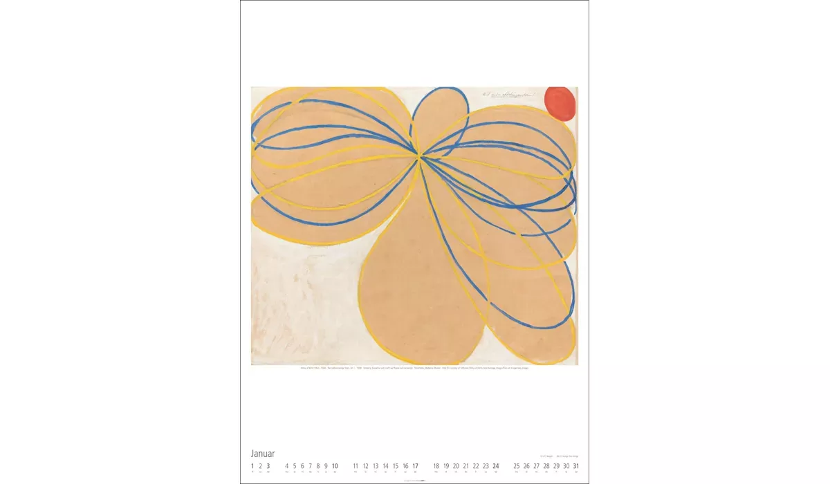 advertising calendar: Hilma af Klint 2027