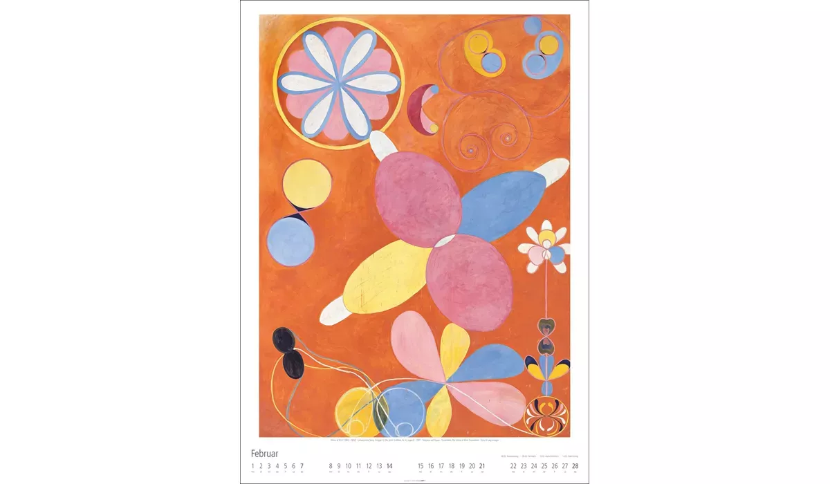 advertising calendar: Hilma af Klint 2027