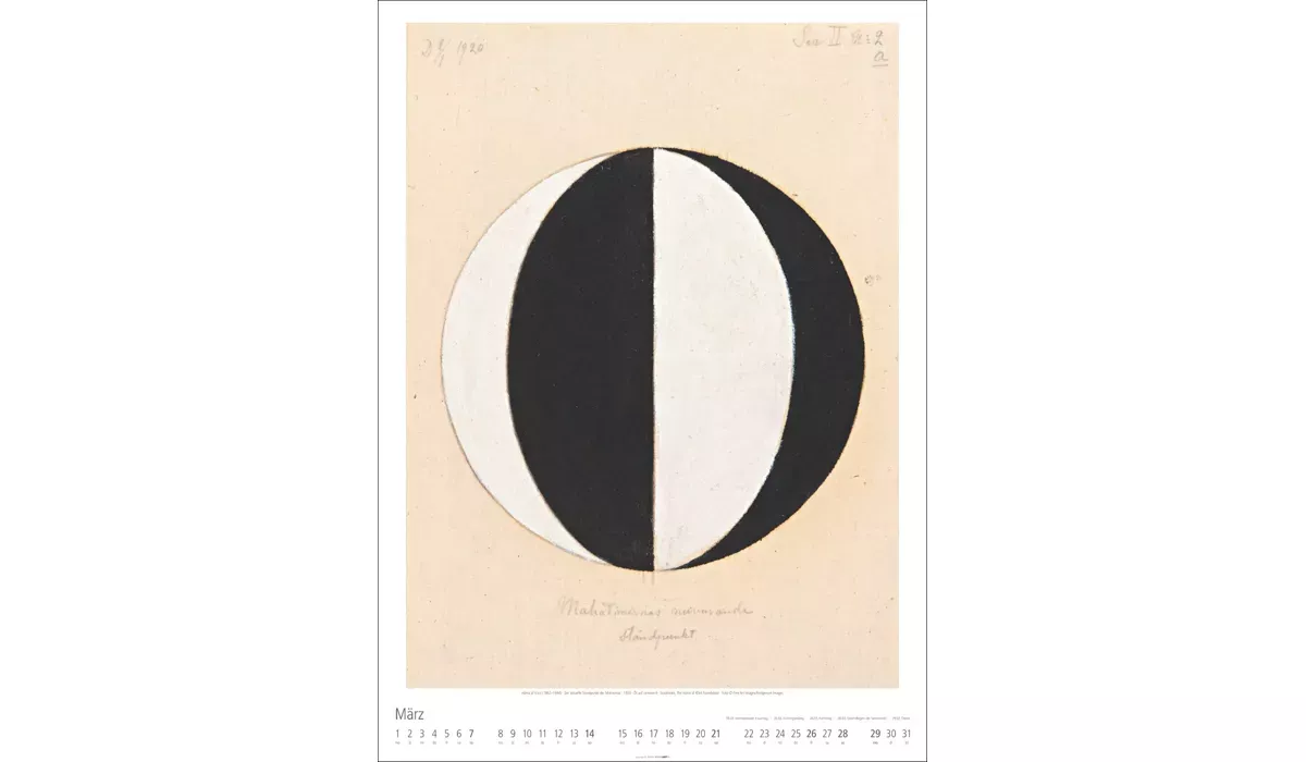 advertising calendar: Hilma af Klint 2027