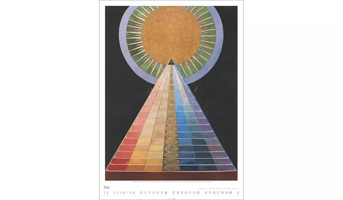 advertising calendar: Hilma af Klint 2027