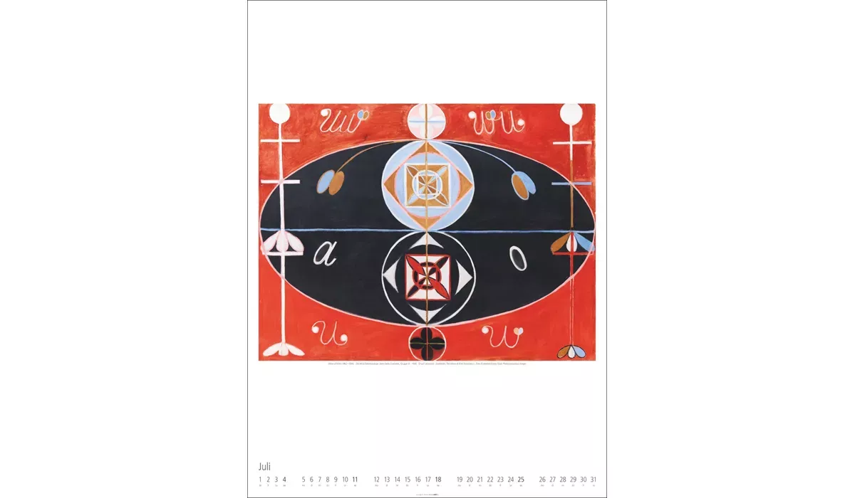 advertising calendar: Hilma af Klint 2027
