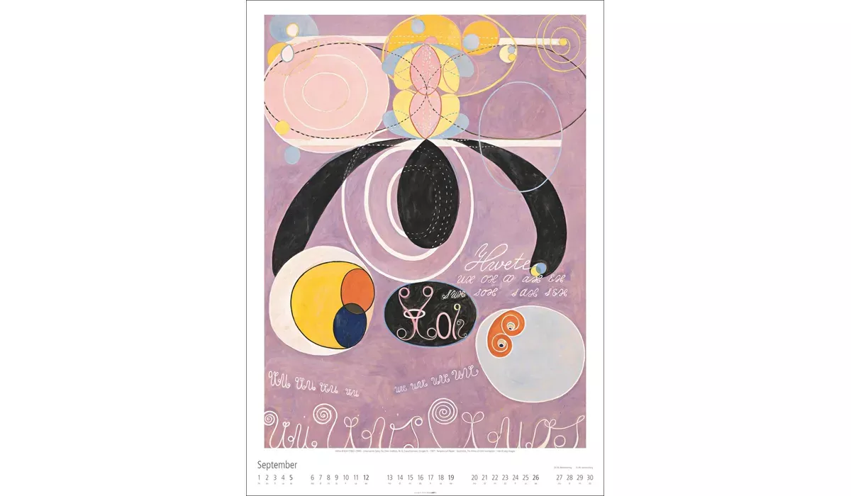 advertising calendar: Hilma af Klint 2027