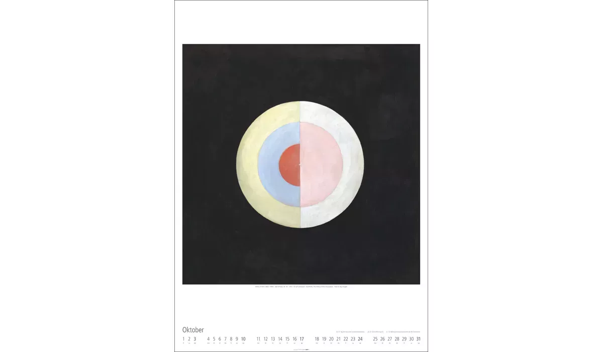 advertising calendar: Hilma af Klint 2027