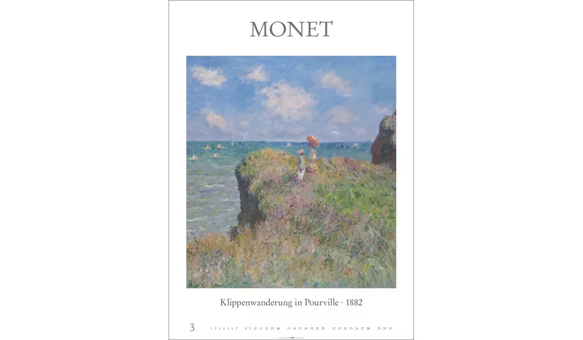 advertising calendar: Poster Art 2027