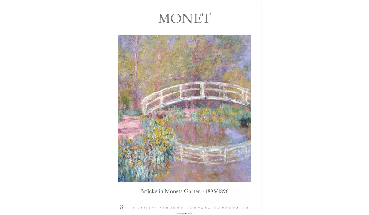 advertising calendar: Poster Art 2027