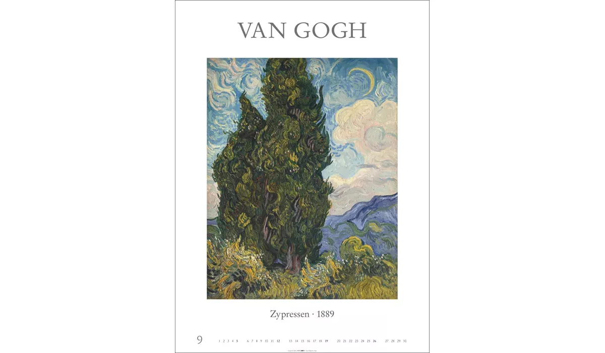 advertising calendar: Poster Art 2027