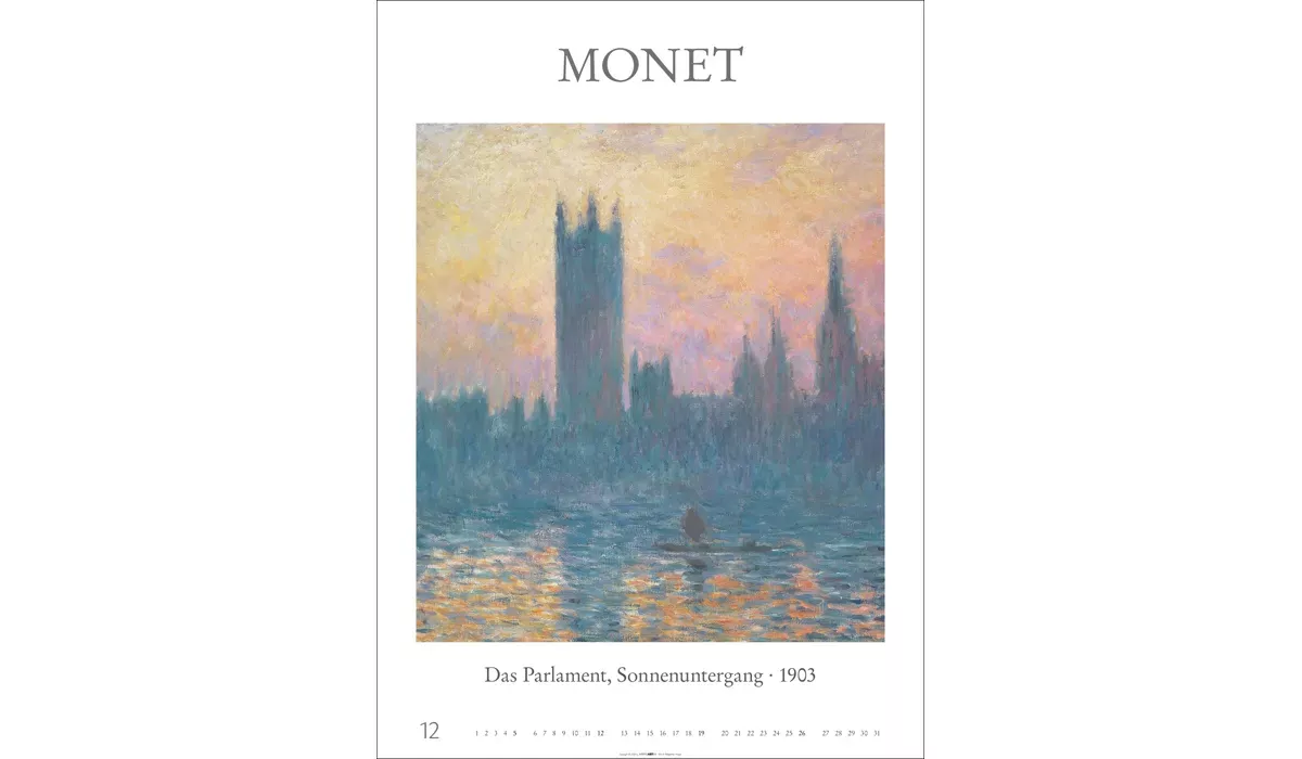 advertising calendar: Poster Art 2027