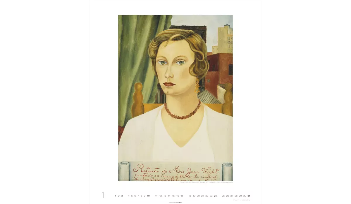 advertising calendar: Frida Kahlo Edition 2027