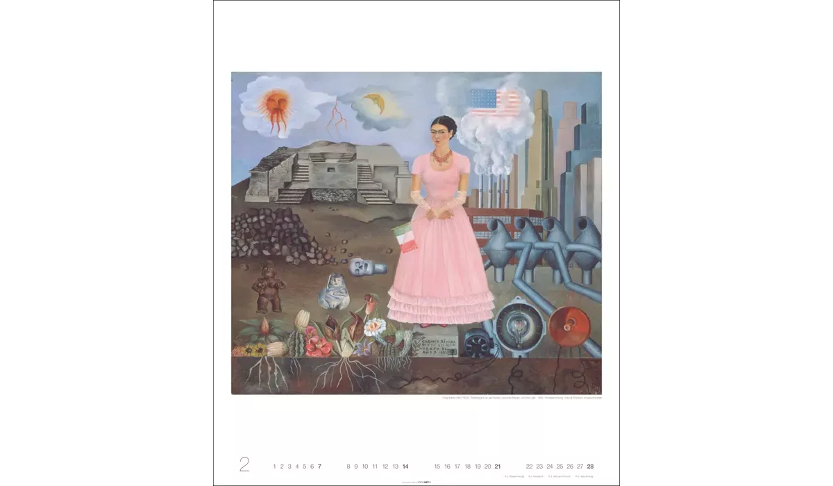 advertising calendar: Frida Kahlo Edition 2027