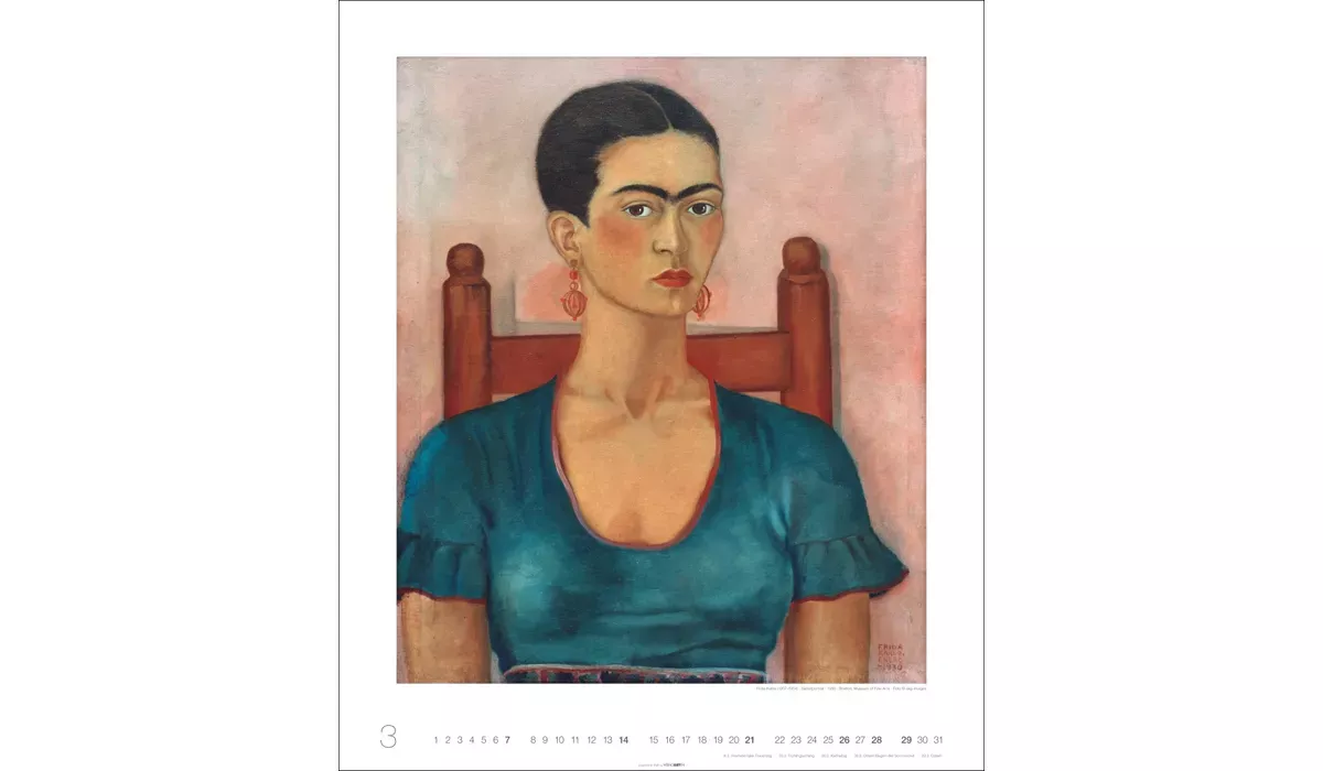 advertising calendar: Frida Kahlo Edition 2027