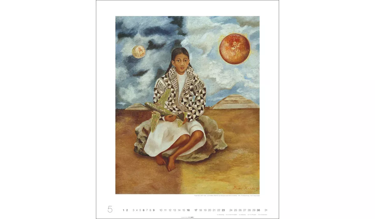 advertising calendar: Frida Kahlo Edition 2027
