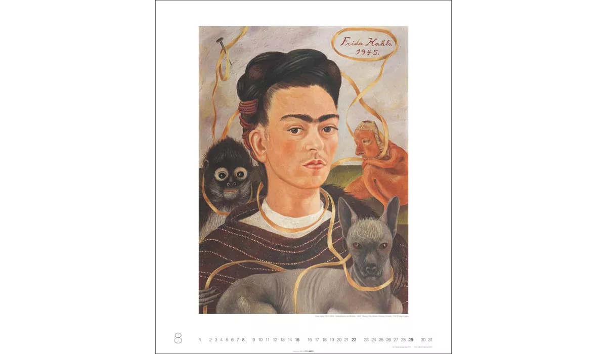 advertising calendar: Frida Kahlo Edition 2027