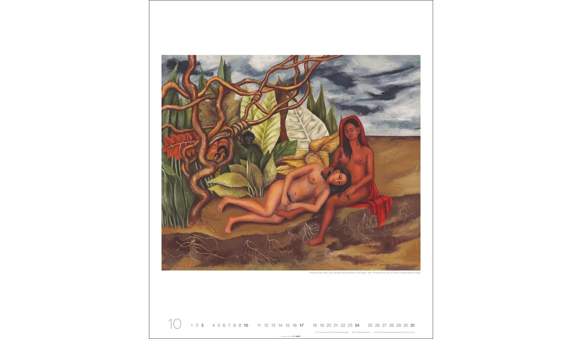 advertising calendar: Frida Kahlo Edition 2027