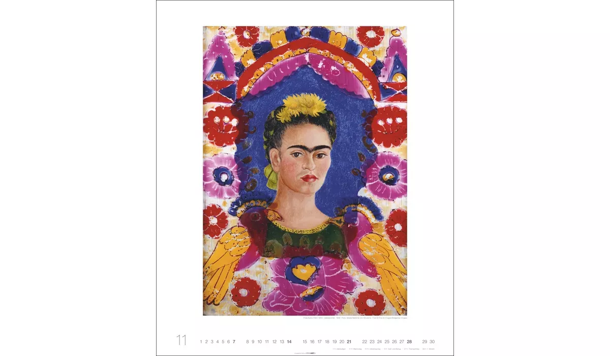 advertising calendar: Frida Kahlo Edition 2027