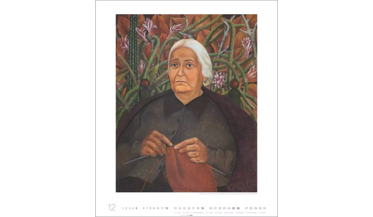 advertising calendar: Frida Kahlo Edition 2027