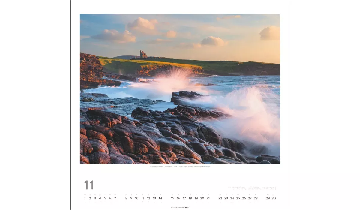advertising calendar: Ireland 2027
