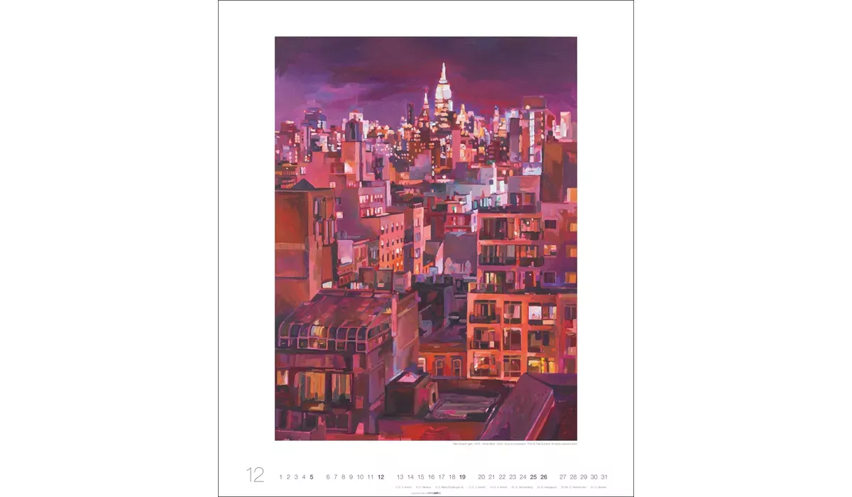 advertising calendar: Urban Lights - Felix Eckardt 2027