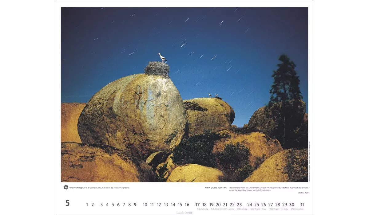Meisterwerke der Natur Kalender 2027